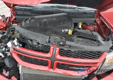 2018 Dodge Journey Gt из США, поврежденный, VIN 3C4PDDEG8JT371654